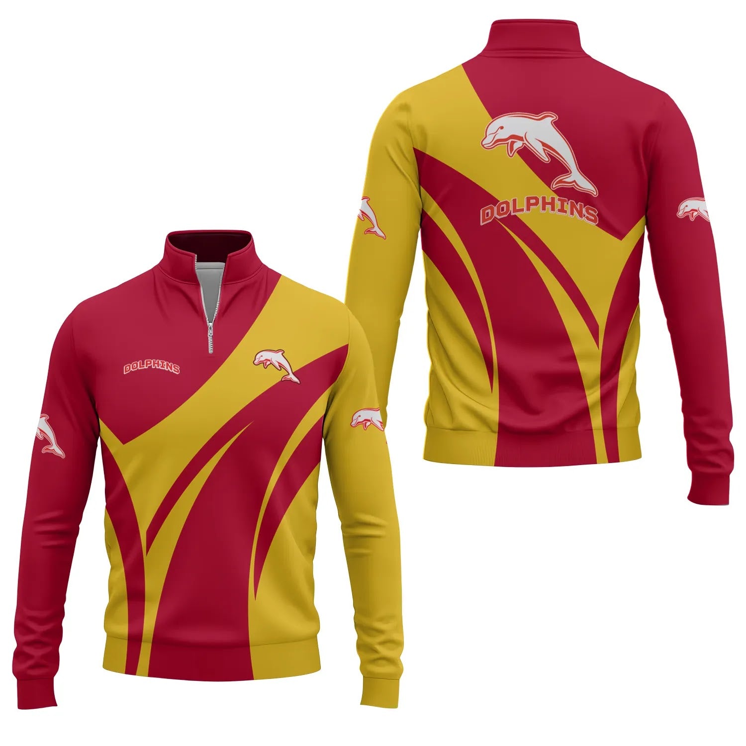 Dolphins Quarter-zip Pullover SC022