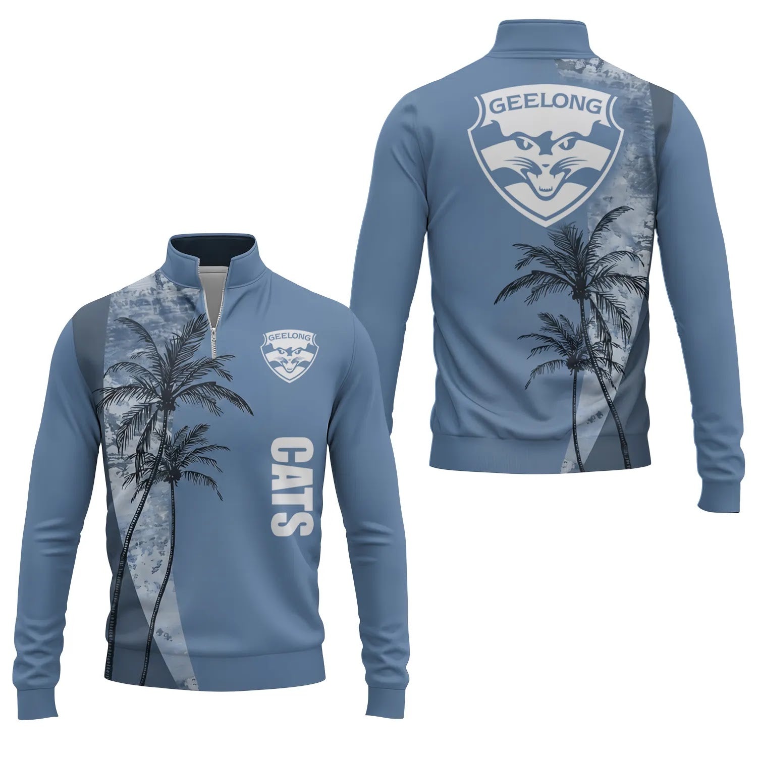 Geelong Cats Quarter-zip Pullover SHW071