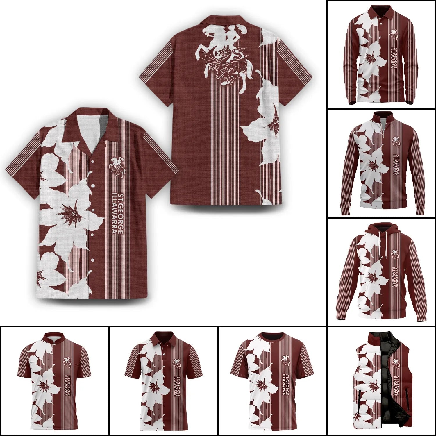 St George Illawarra Dragons Apparels SHW039