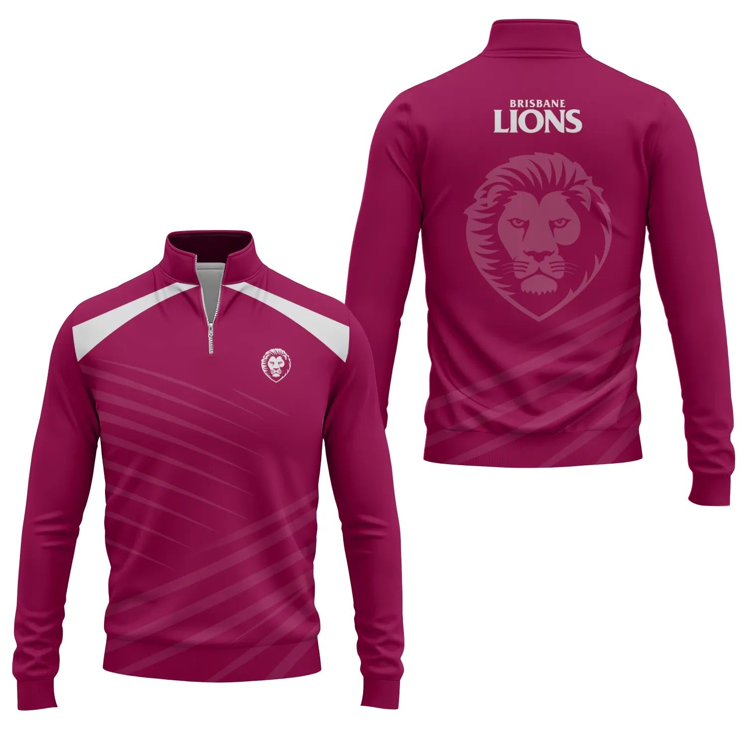 Brisbane Lions Quarter-zip Pullover SC082