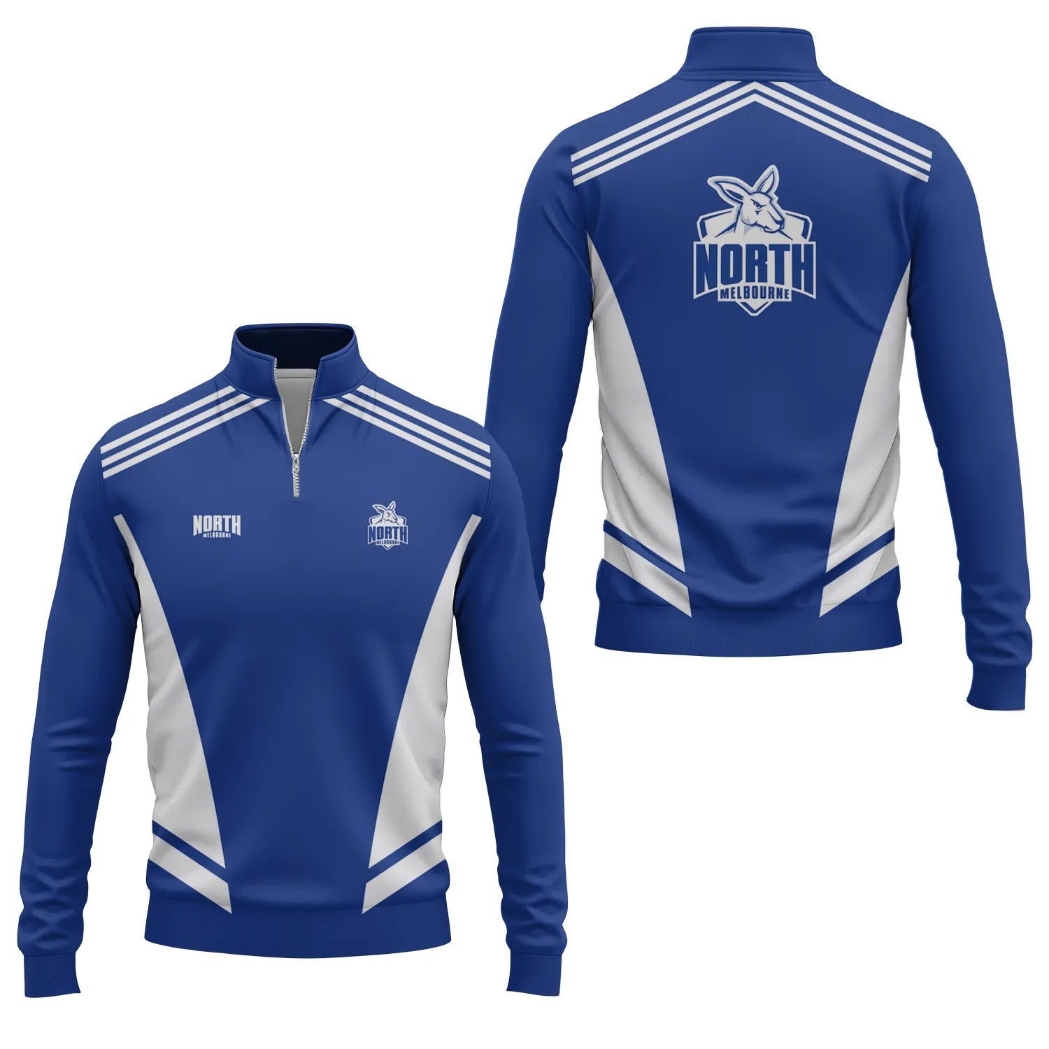 North Melbourne Kangaroos Quarter-zip Pullover SC092
