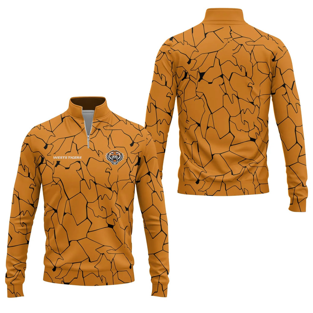 Wests Tigers Quarter-zip Pullover SC103