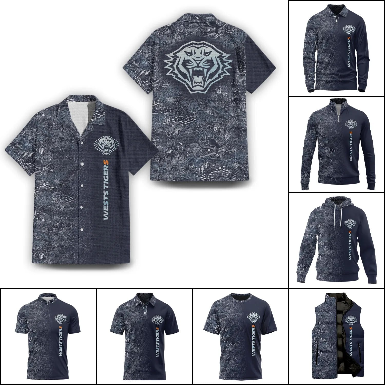 Wests Tigers Apparels SHW006