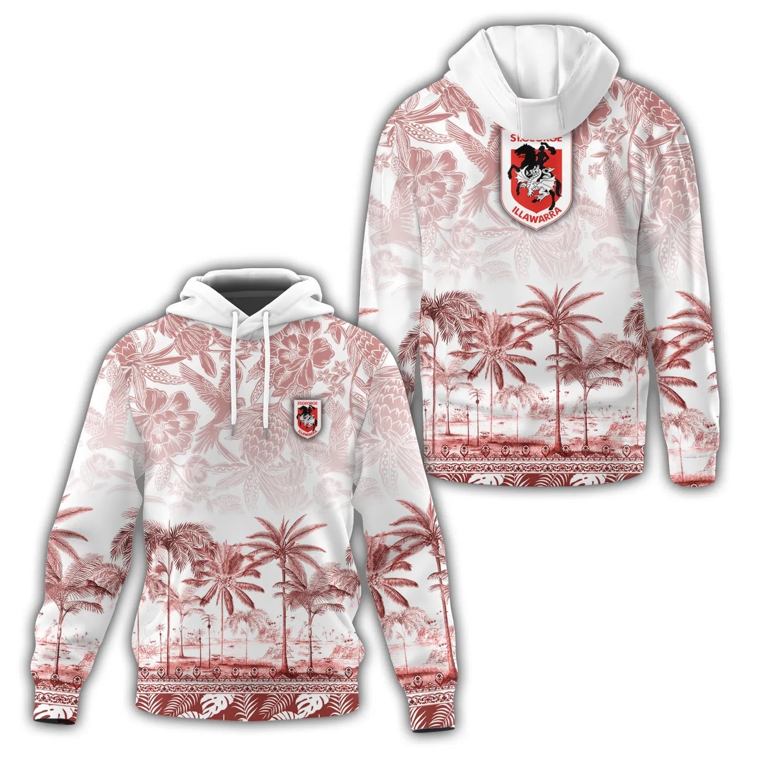 St George Illawarra Dragons Hoodie SC045