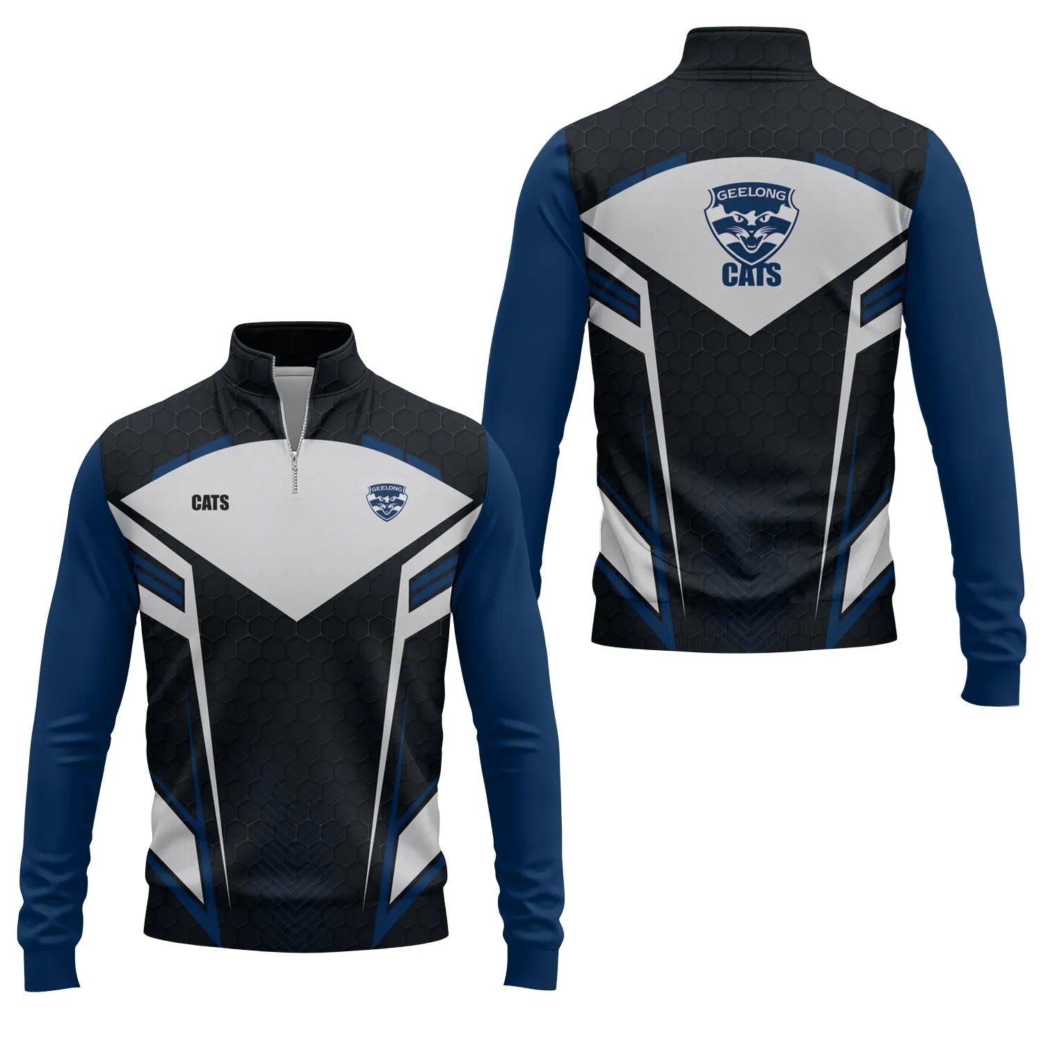 Geelong Cats Quarter-zip Pullover SC033