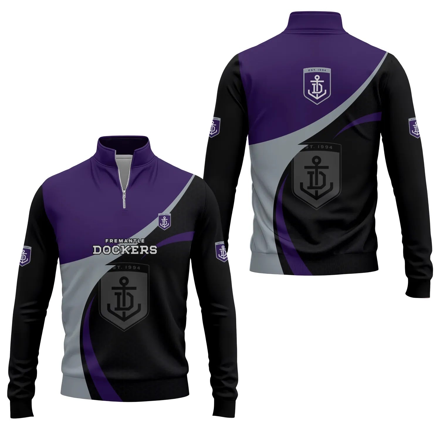 Fremantle Dockers Quarter-zip Pullover SC038