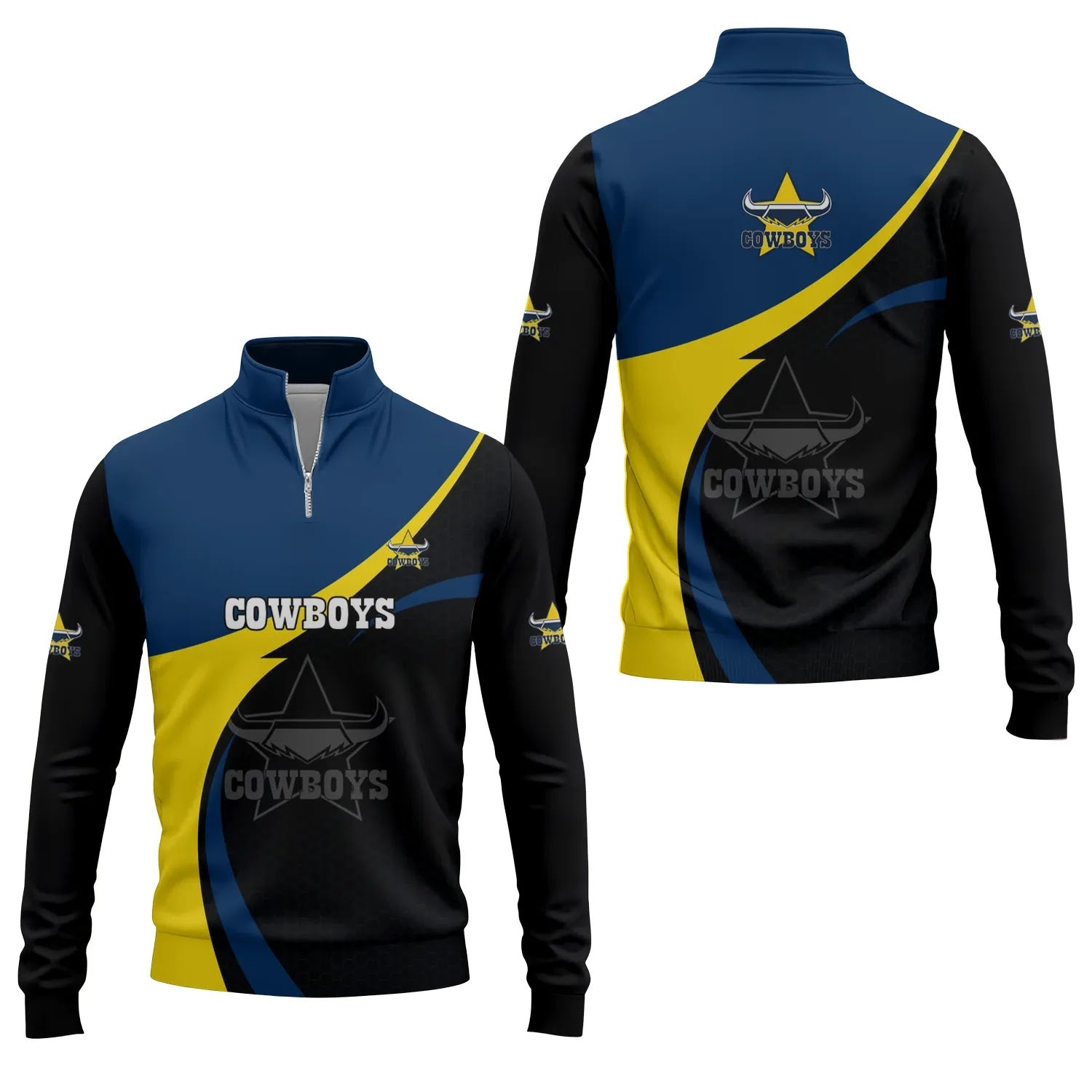 North Queensland Cowboys Quarter-zip Pullover SC038