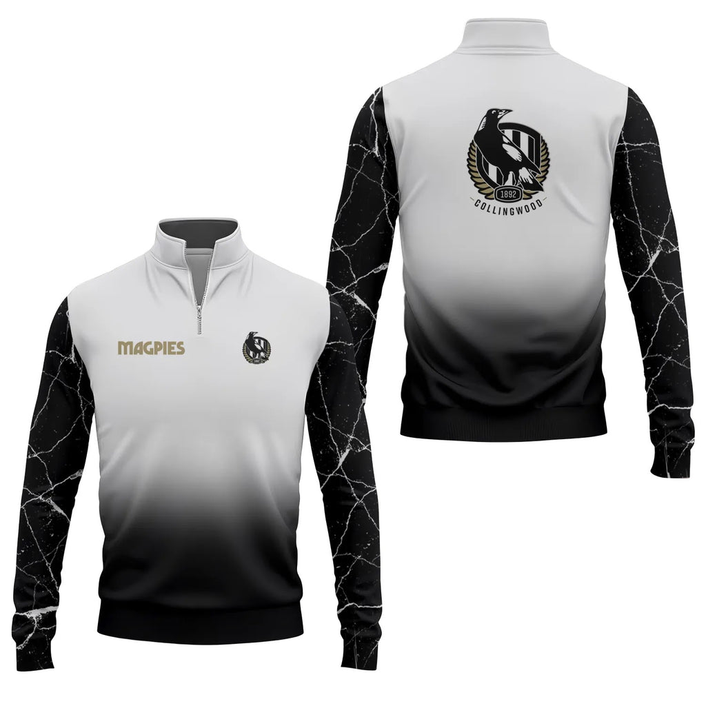 Collingwood Magpies Quarter-zip Pullover SC120