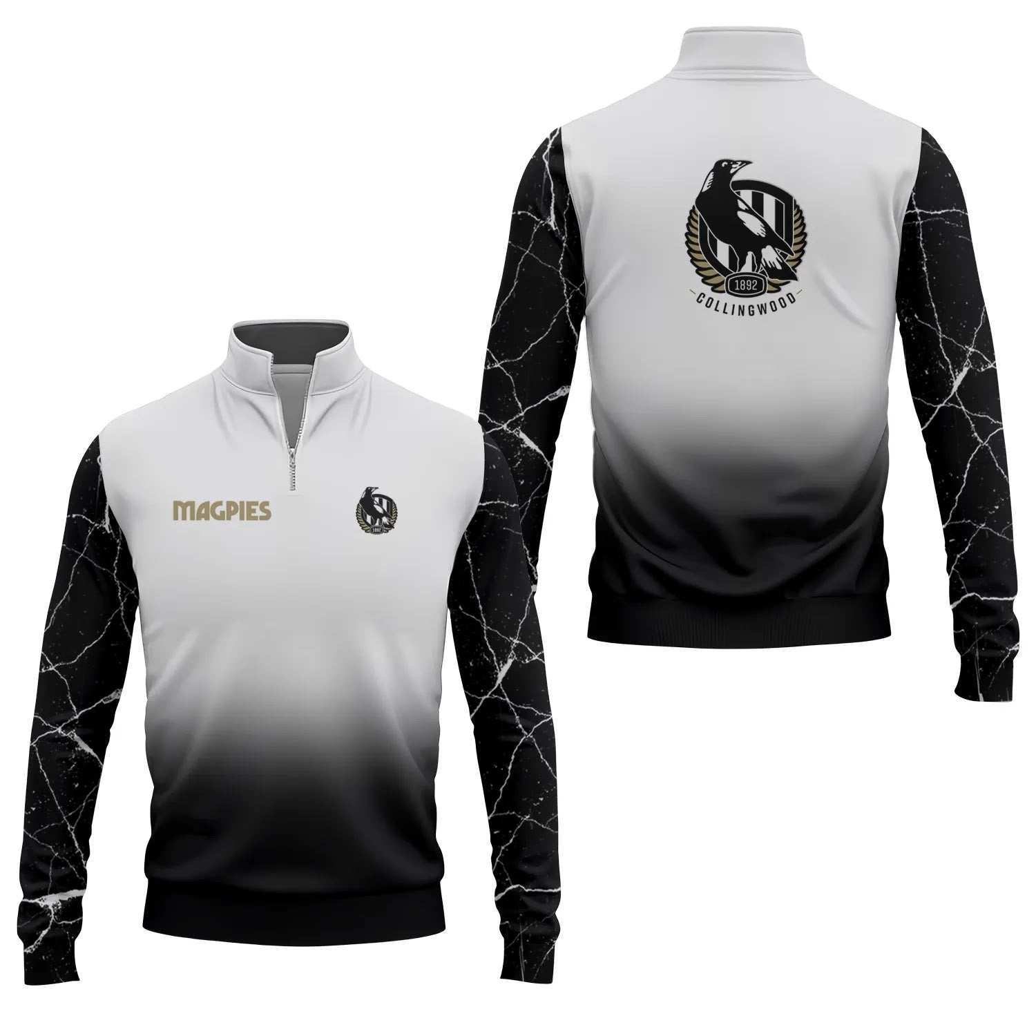 Collingwood Magpies Quarter-zip Pullover SC120