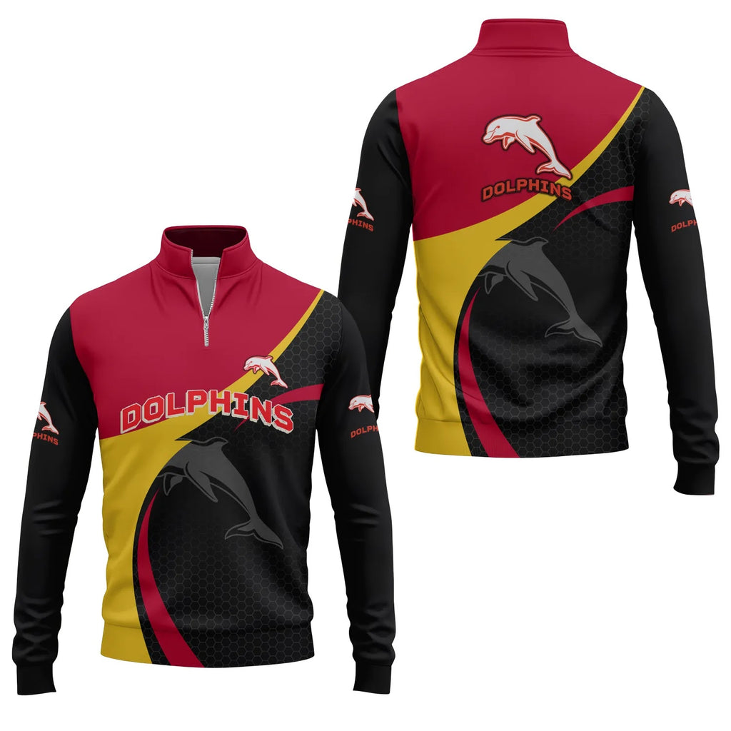 Dolphins Quarter-zip Pullover SC002
