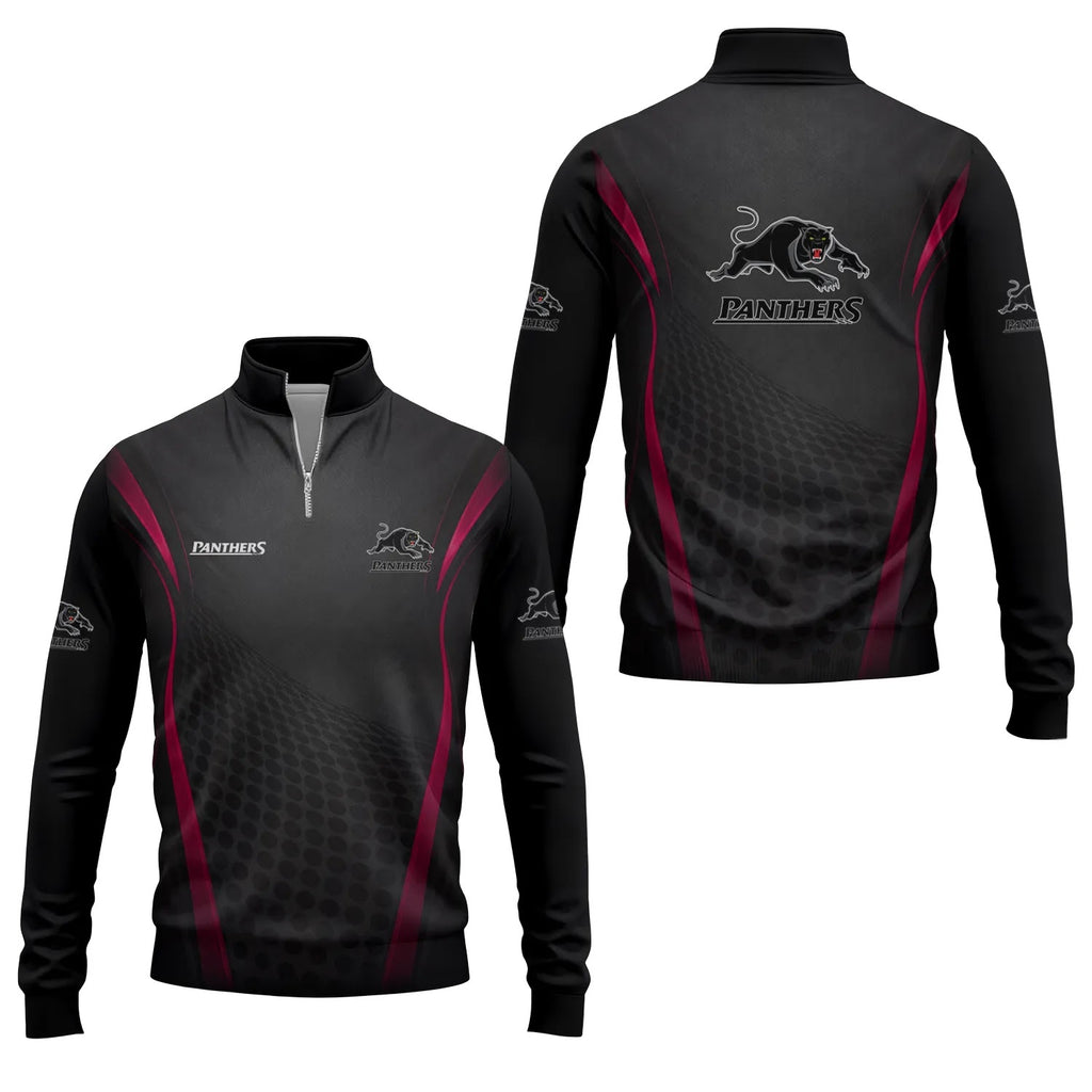Penrith Panthers Quarter-zip Pullover SC056