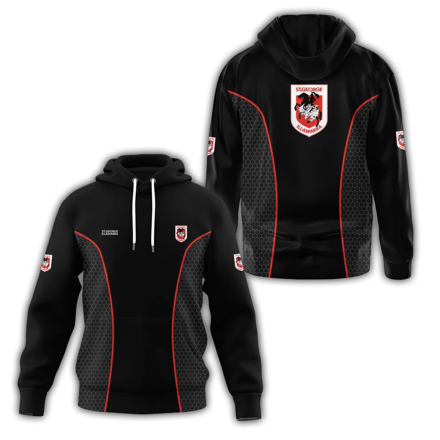 St George Illawarra Dragons Hoodie SC072