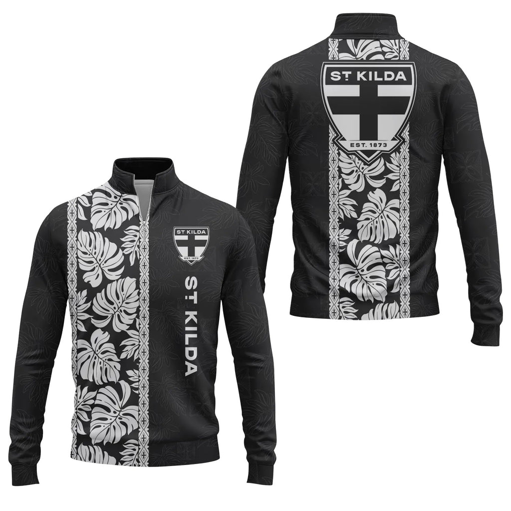 St Kilda Saints Quarter-zip Pullover SHW046