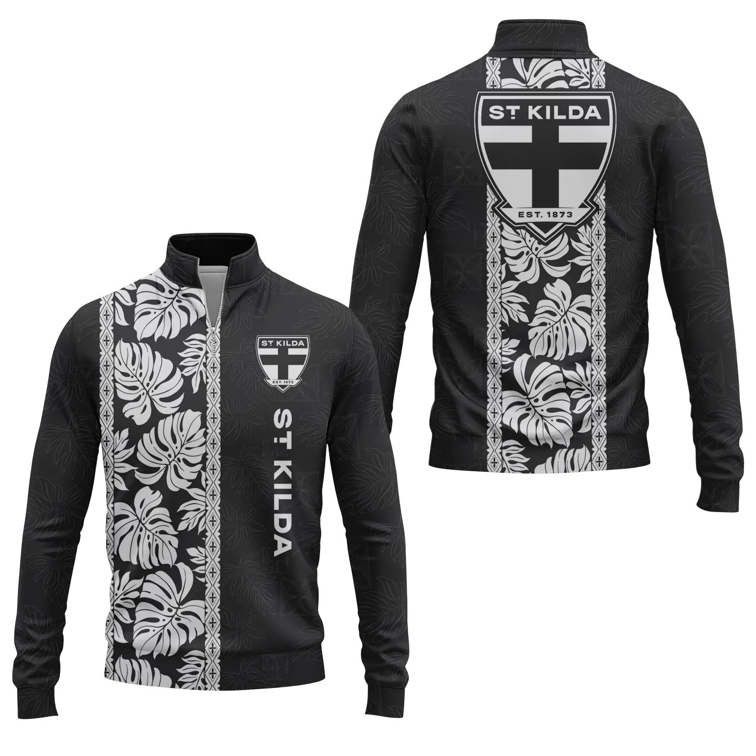 St Kilda Saints Quarter-zip Pullover SHW046