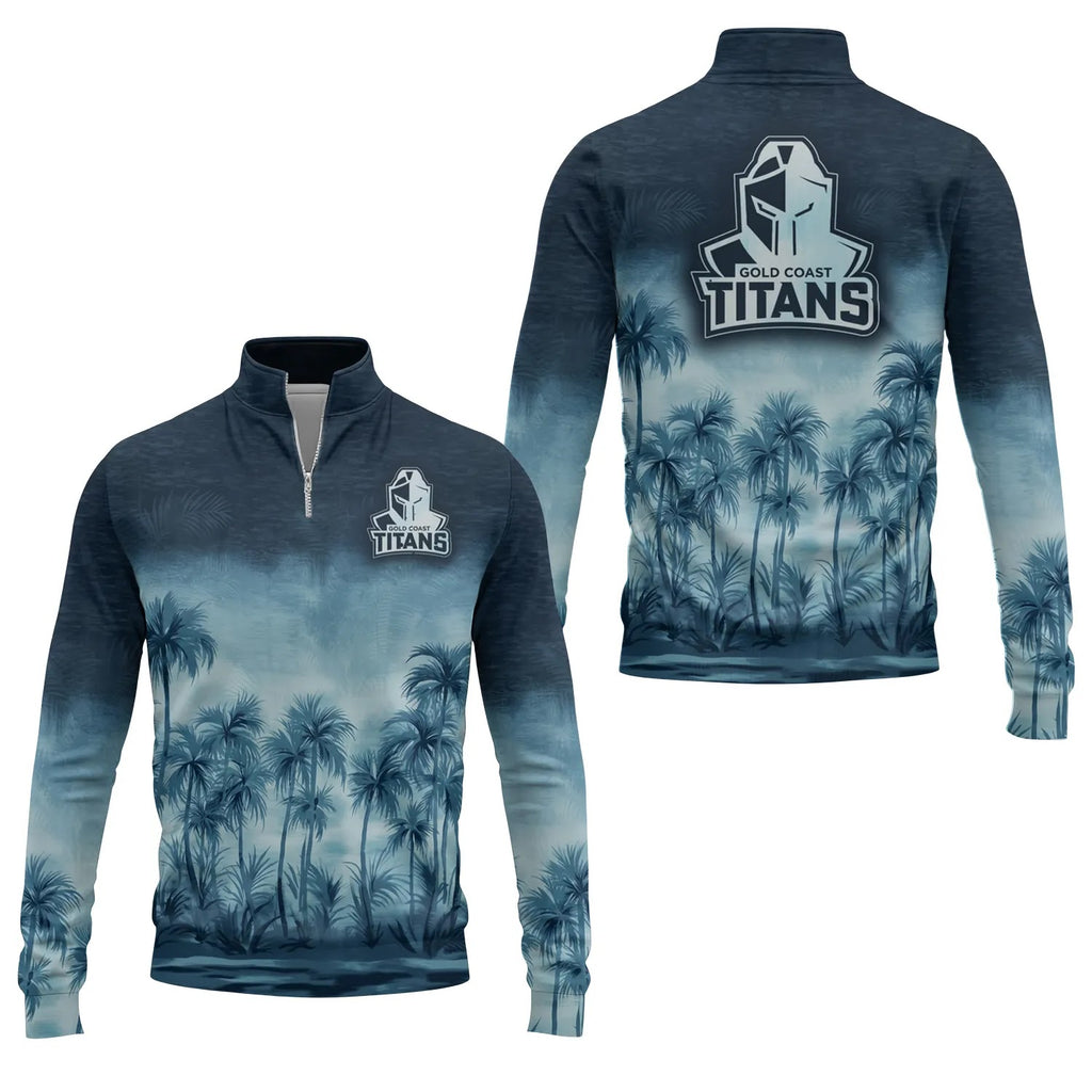 Gold Coast Titans Quarter-zip Pullover SHW021