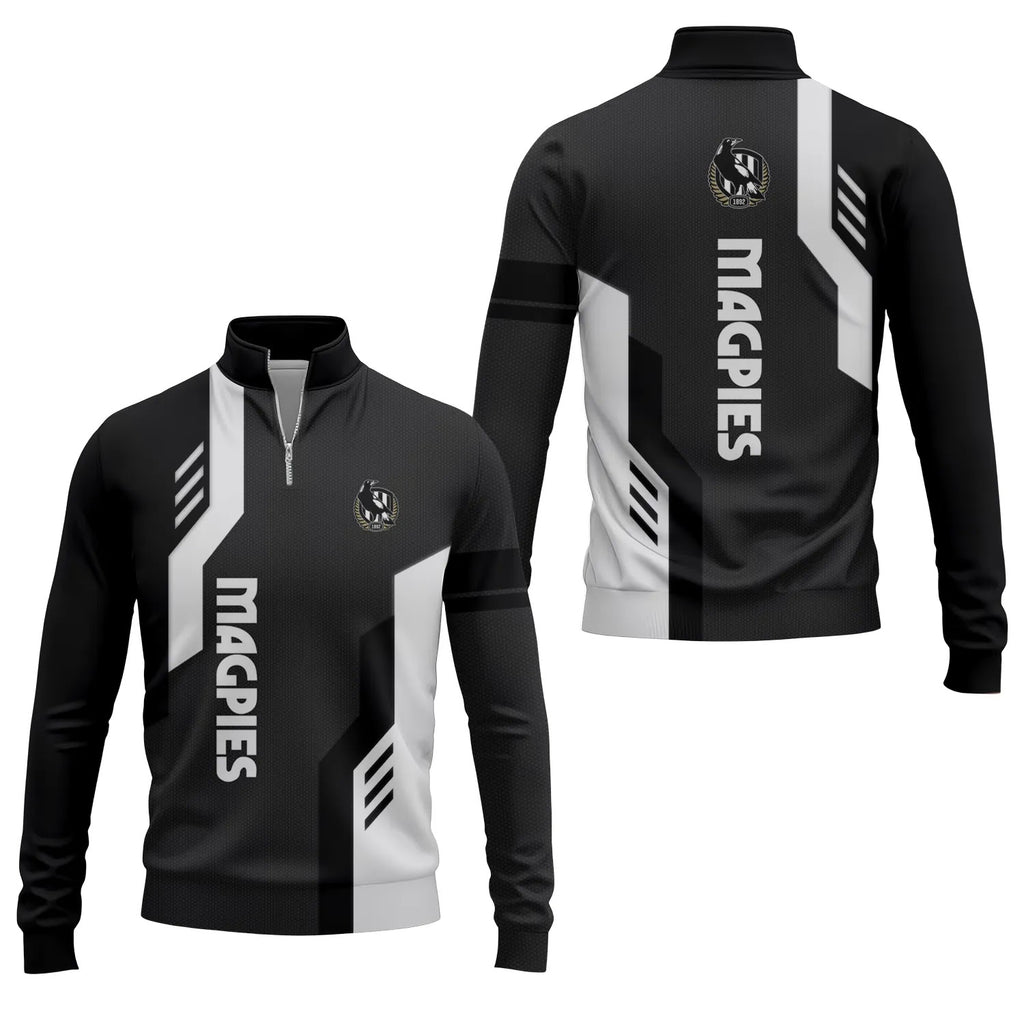 Collingwood Magpies Quarter-zip Pullover SC029