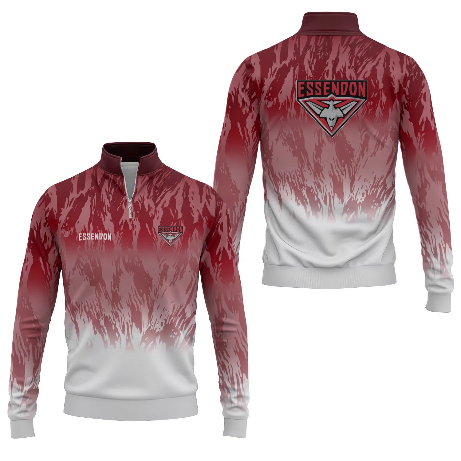 Essendon Bombers Quarter-zip Pullover SC069