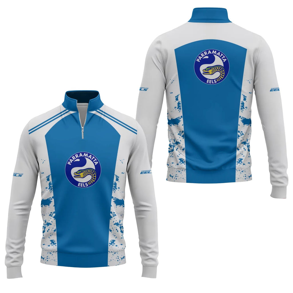 Parramatta Eels Quarter-zip Pullover SC089