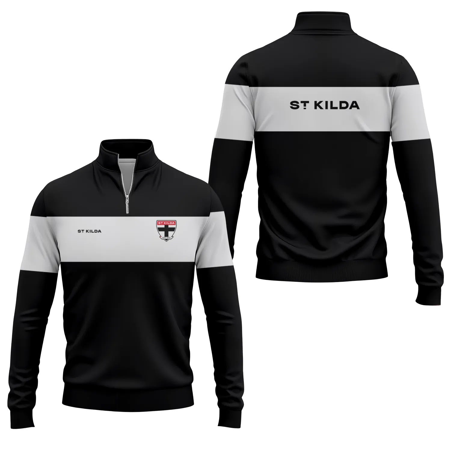 St Kilda Saints Quarter-zip Pullover SC046