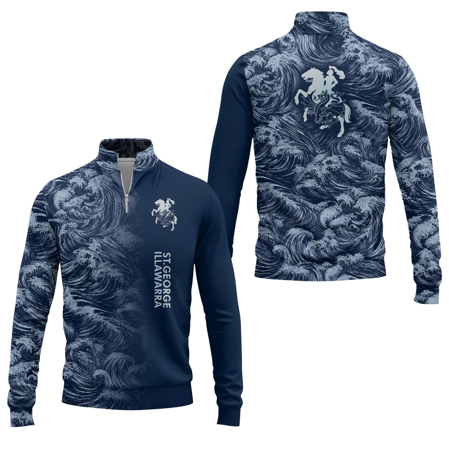 St George Illawarra Dragons Quarter-zip Pullover SHW010