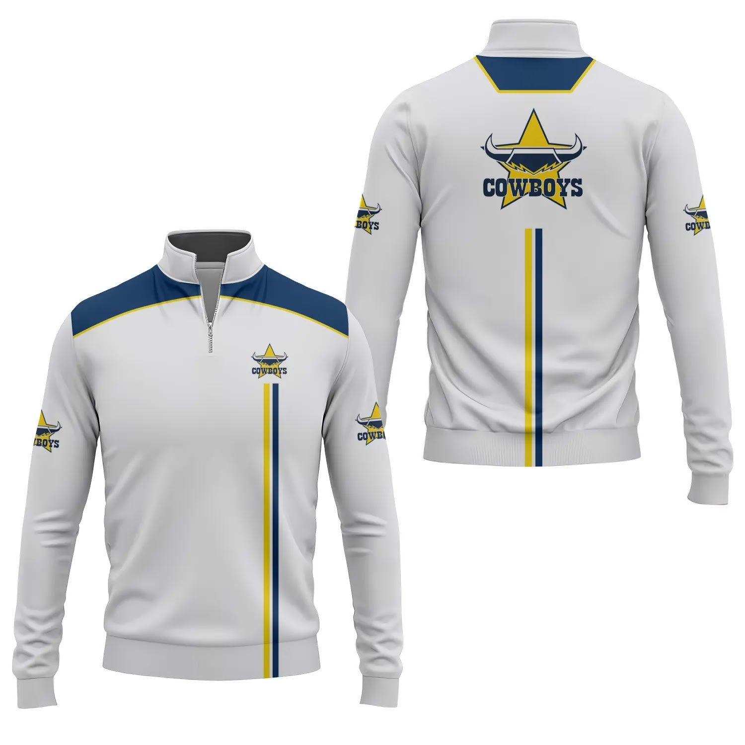 North Queensland Cowboys Quarter-zip Pullover SC021