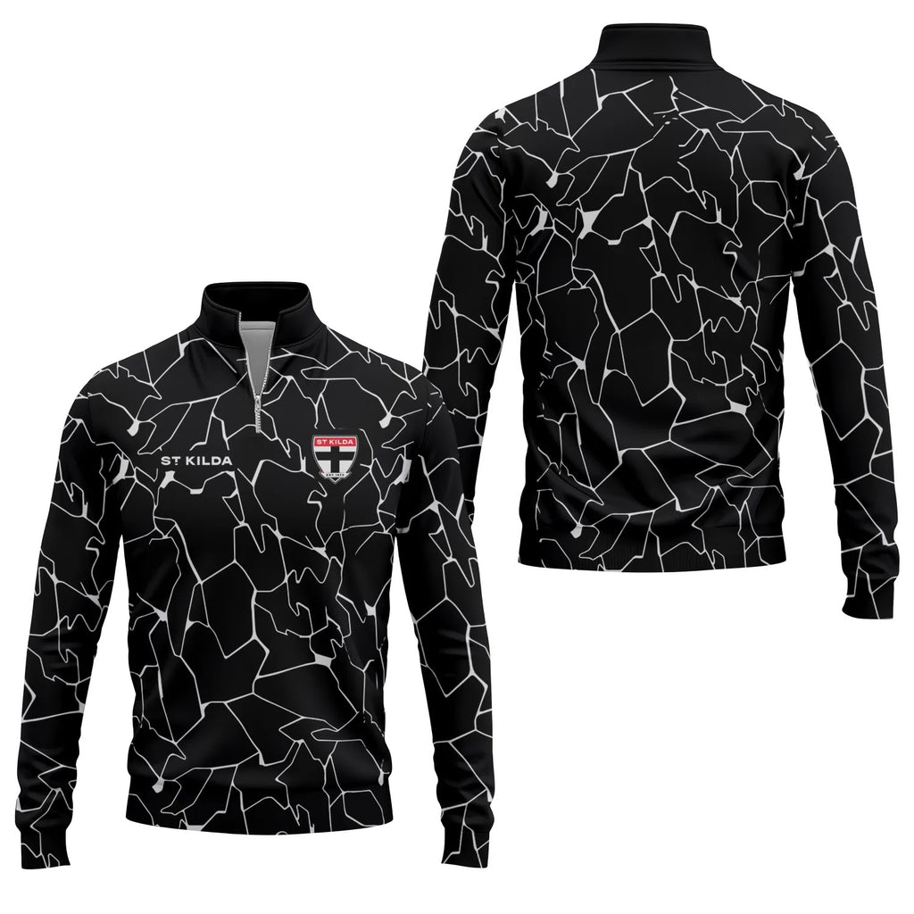 St Kilda Saints Quarter-zip Pullover SC103