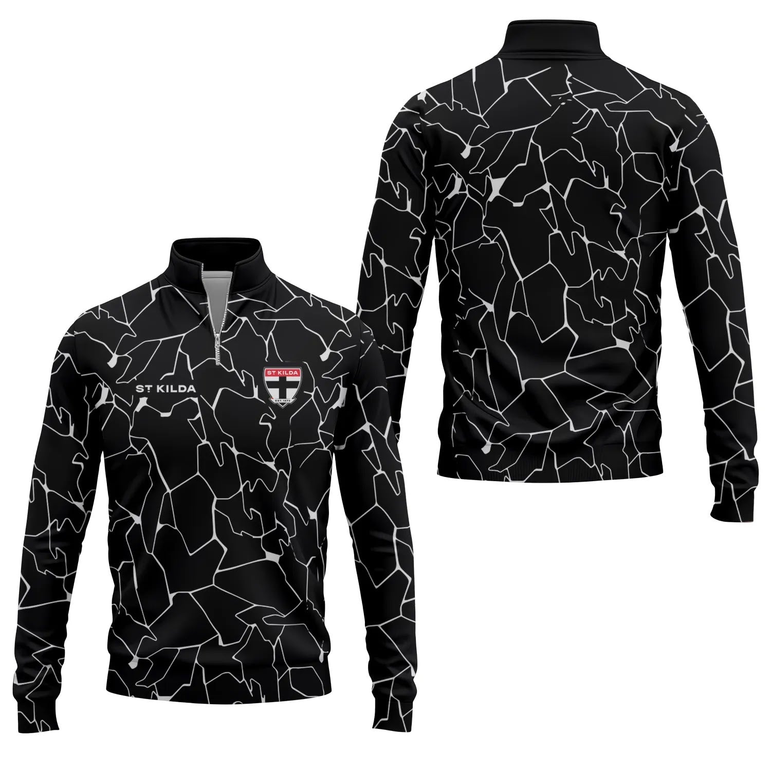 St Kilda Saints Quarter-zip Pullover SC103