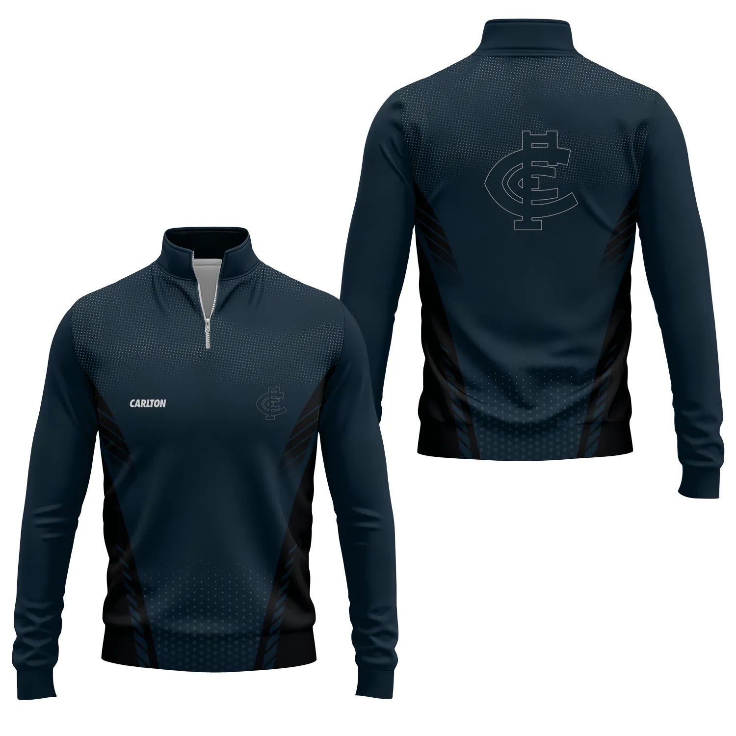 Carlton Blues Quarter-zip Pullover SC017