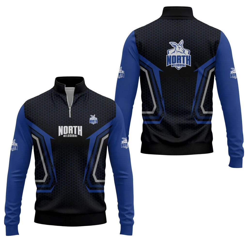 North Melbourne Kangaroos Quarter-zip Pullover SC075