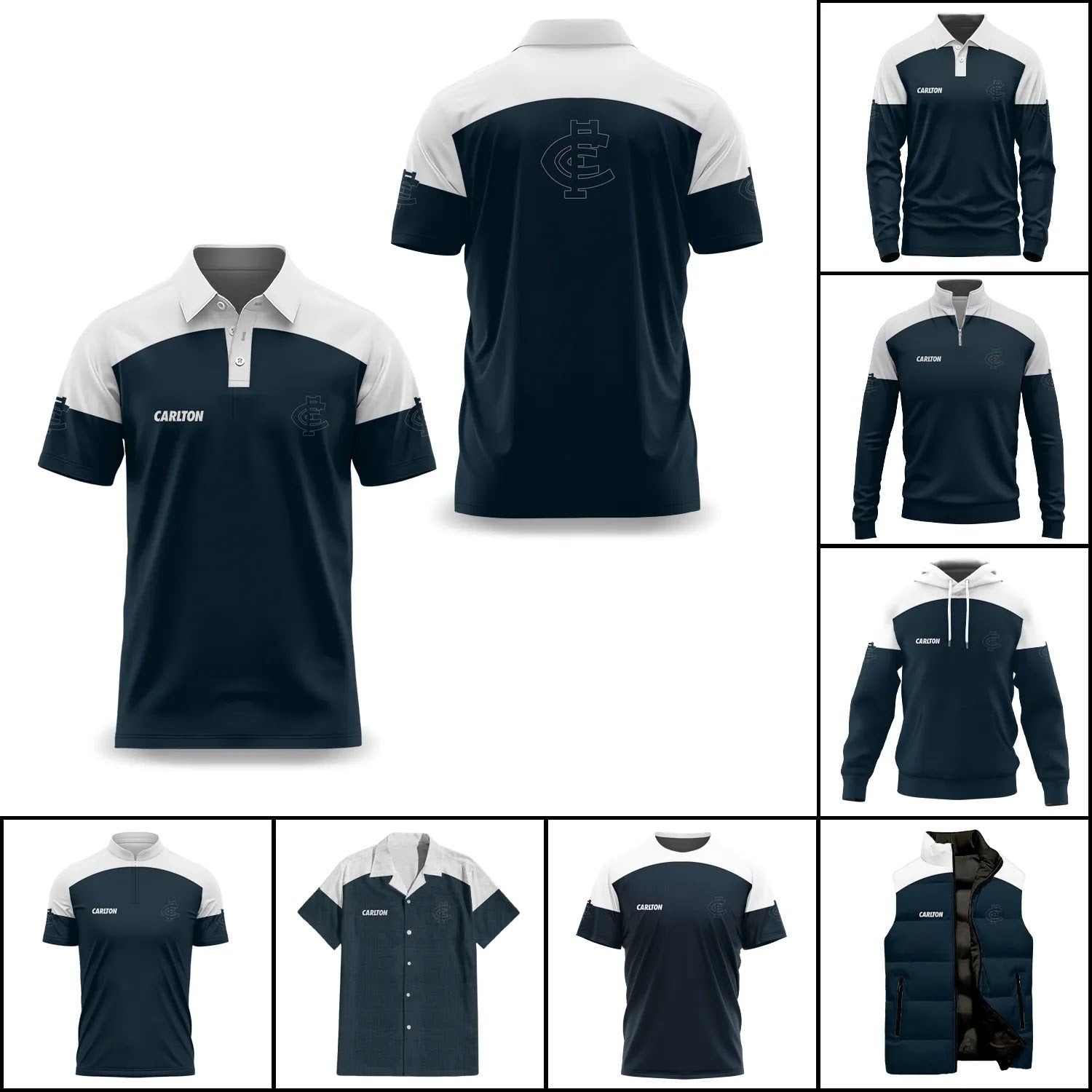 Carlton Blues Apparels SC087
