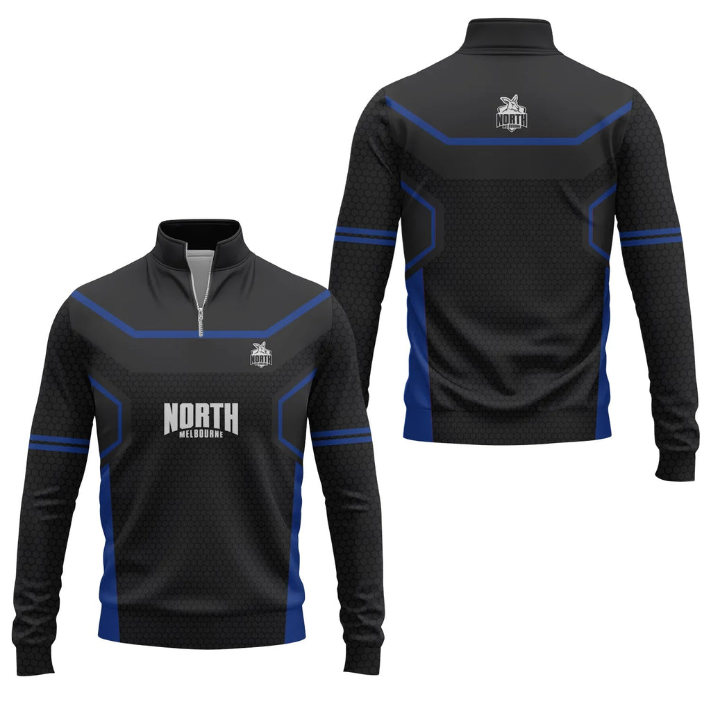 North Melbourne Kangaroos Quarter-zip Pullover SC052