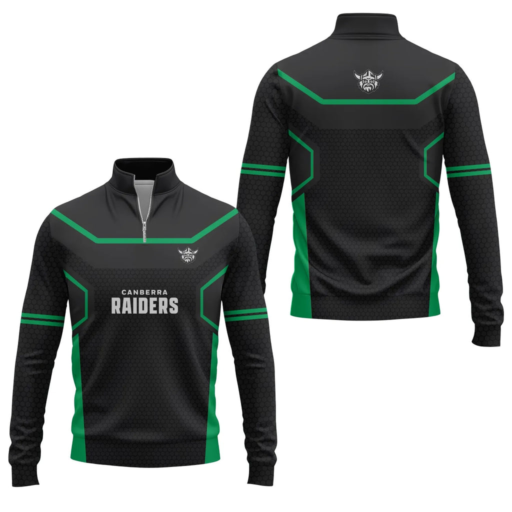 Canberra Raiders Quarter-zip Pullover SC052