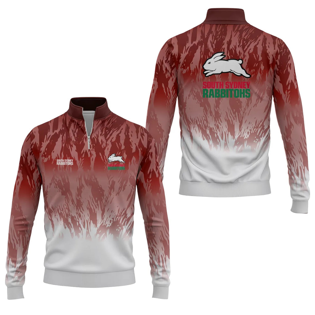 South Sydney Rabbitohs Quarter-zip Pullover SC069