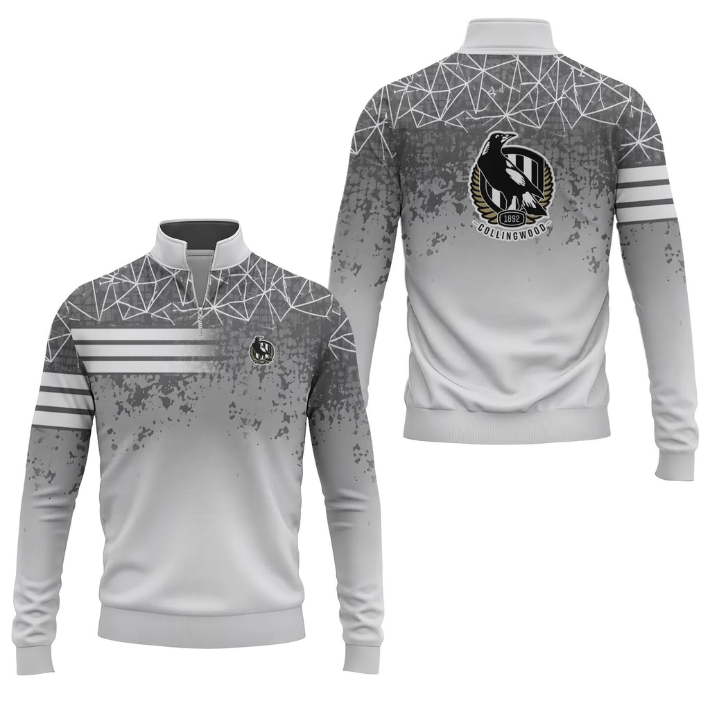 Collingwood Magpies Quarter-zip Pullover SC097