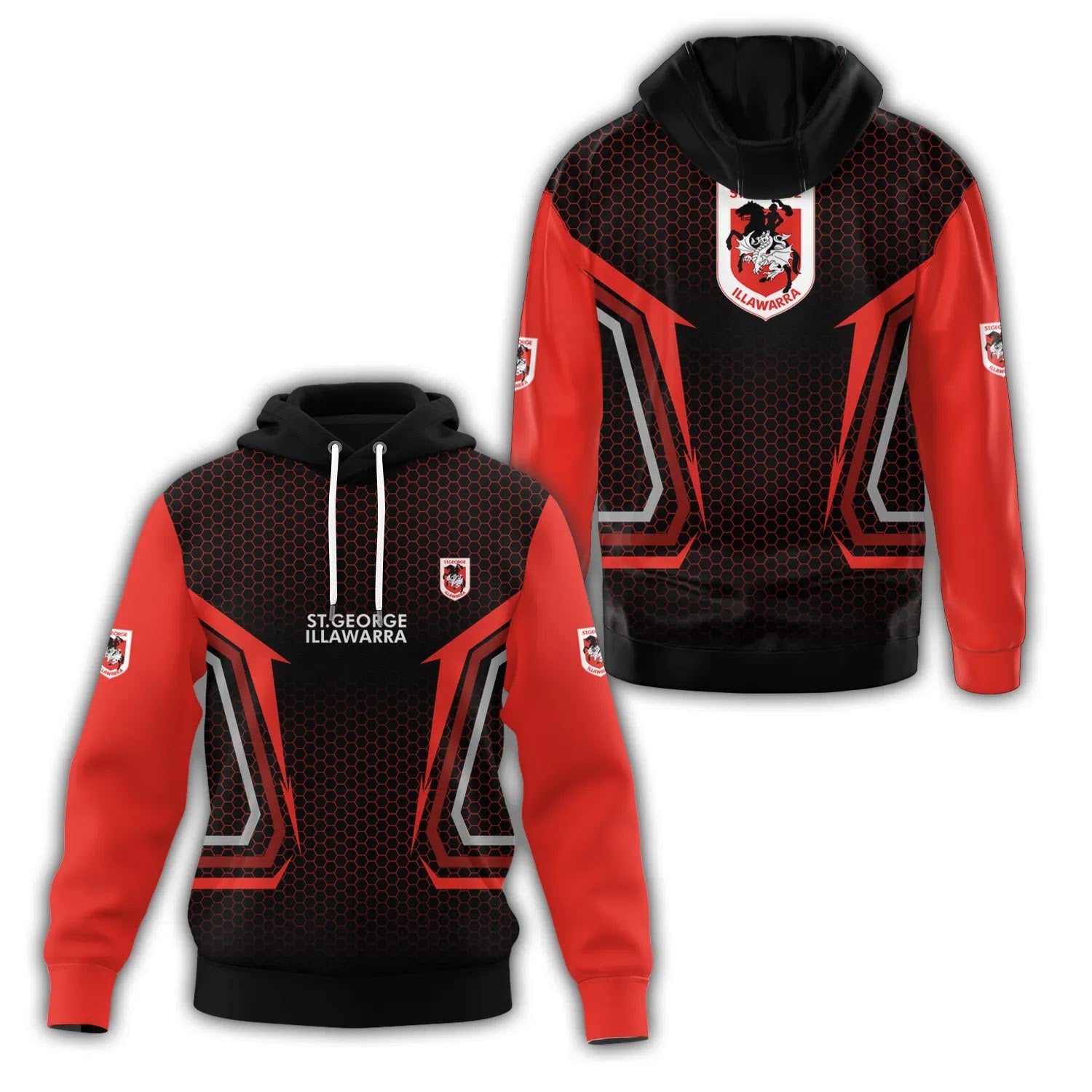 St George Illawarra Dragons Hoodie SC075