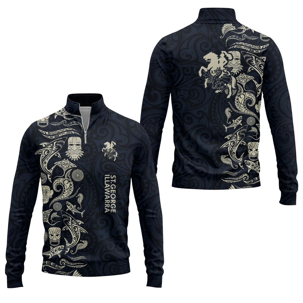 St George Illawarra Dragons Quarter-zip Pullover SHW033