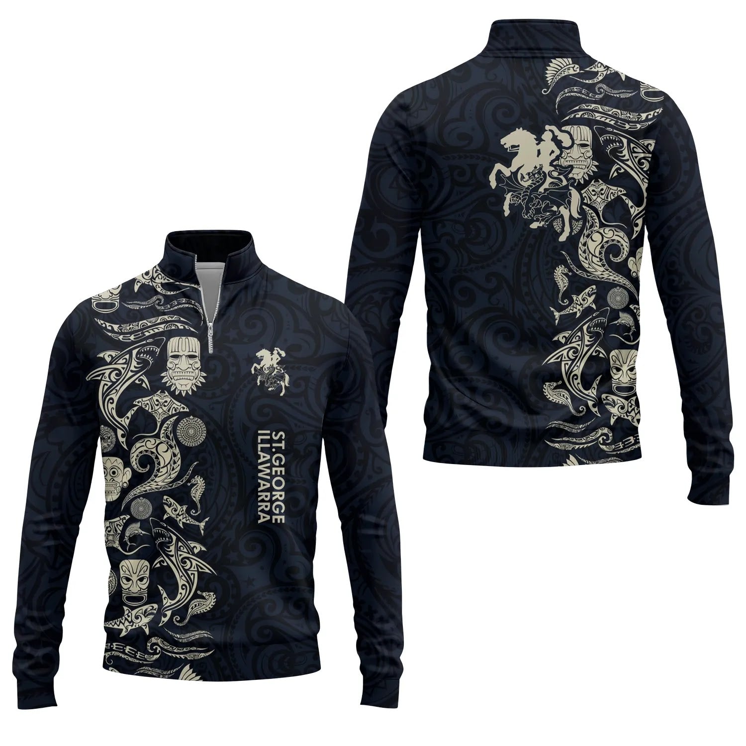St George Illawarra Dragons Quarter-zip Pullover SHW033
