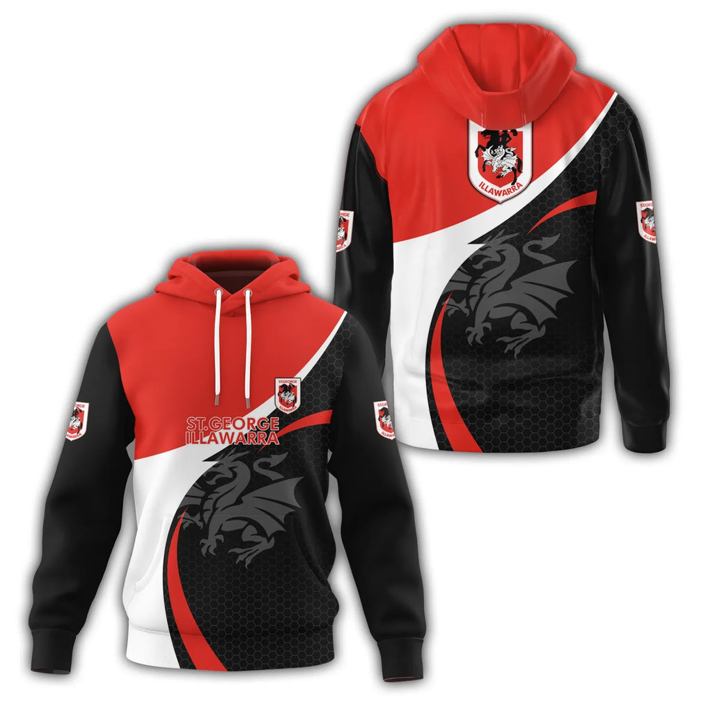 St George Illawarra Dragons Hoodie SC002
