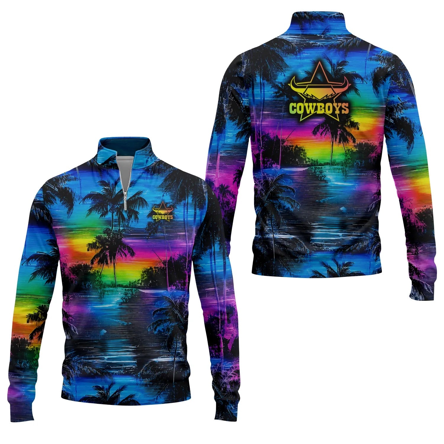 North Queensland Cowboys Quarter-zip Pullover SHW055