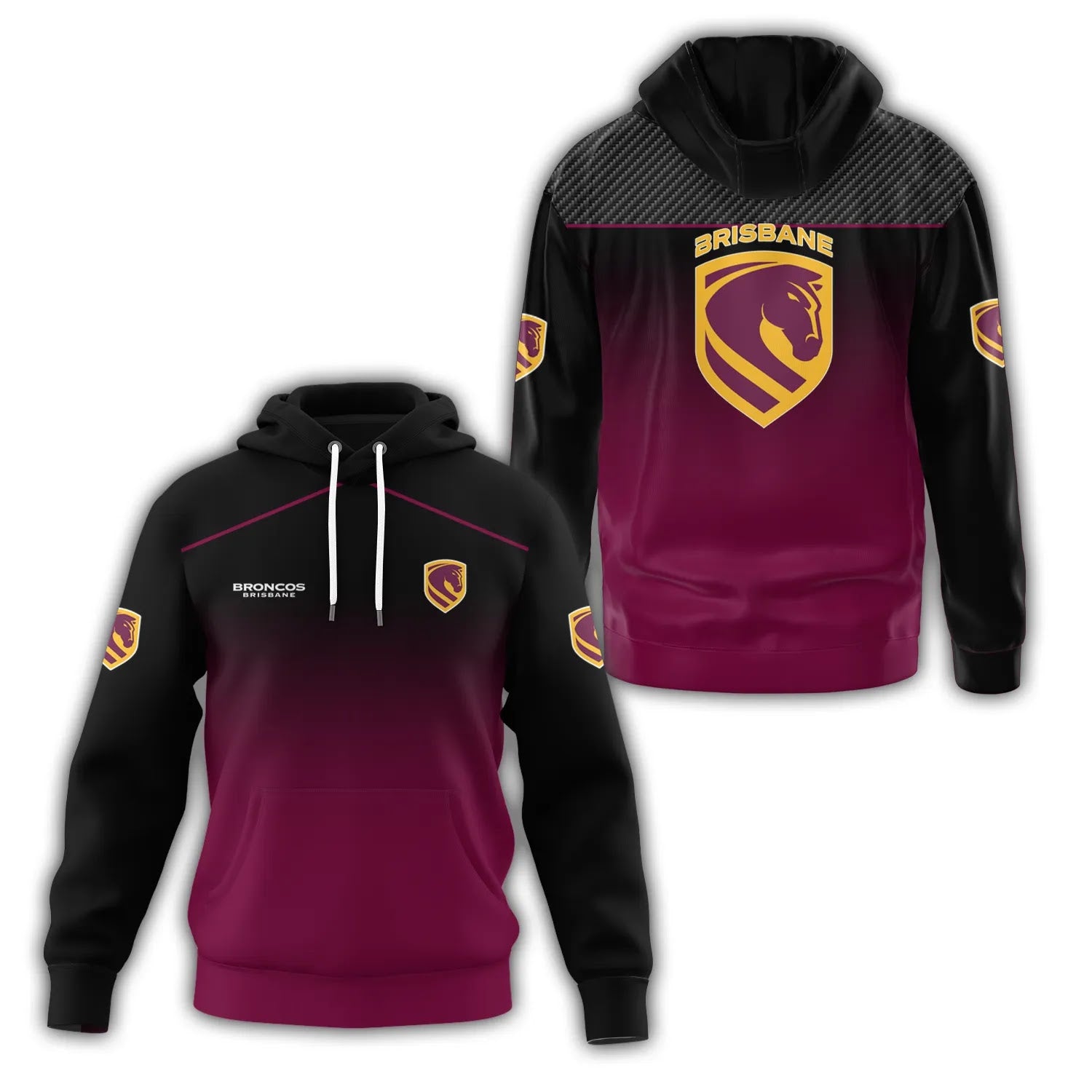 Brisbane Broncos Hoodie SC001