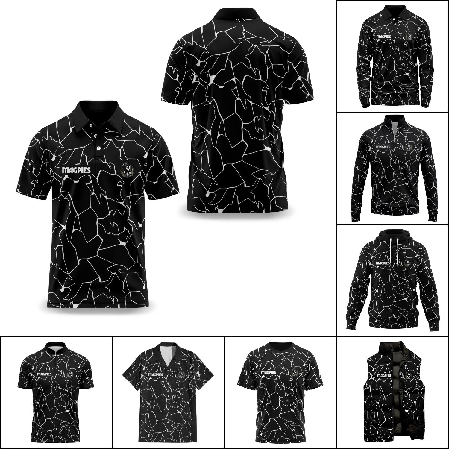 Collingwood Magpies Apparels SC103