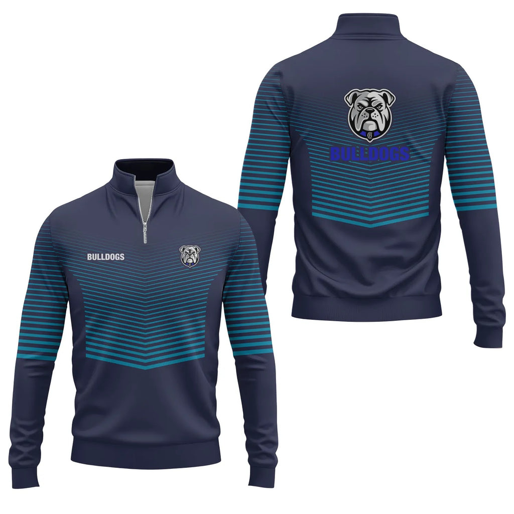 Canterbury-Bankstown Bulldogs Quarter-zip Pullover SC099