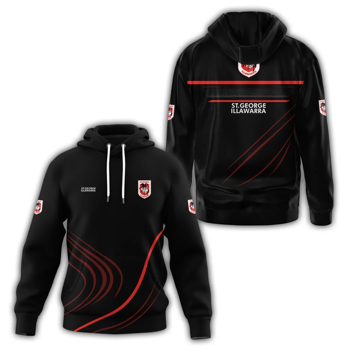 St George Illawarra Dragons Hoodie SC024