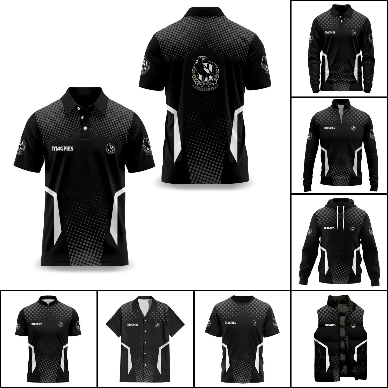 Collingwood Magpies Apparels SC032