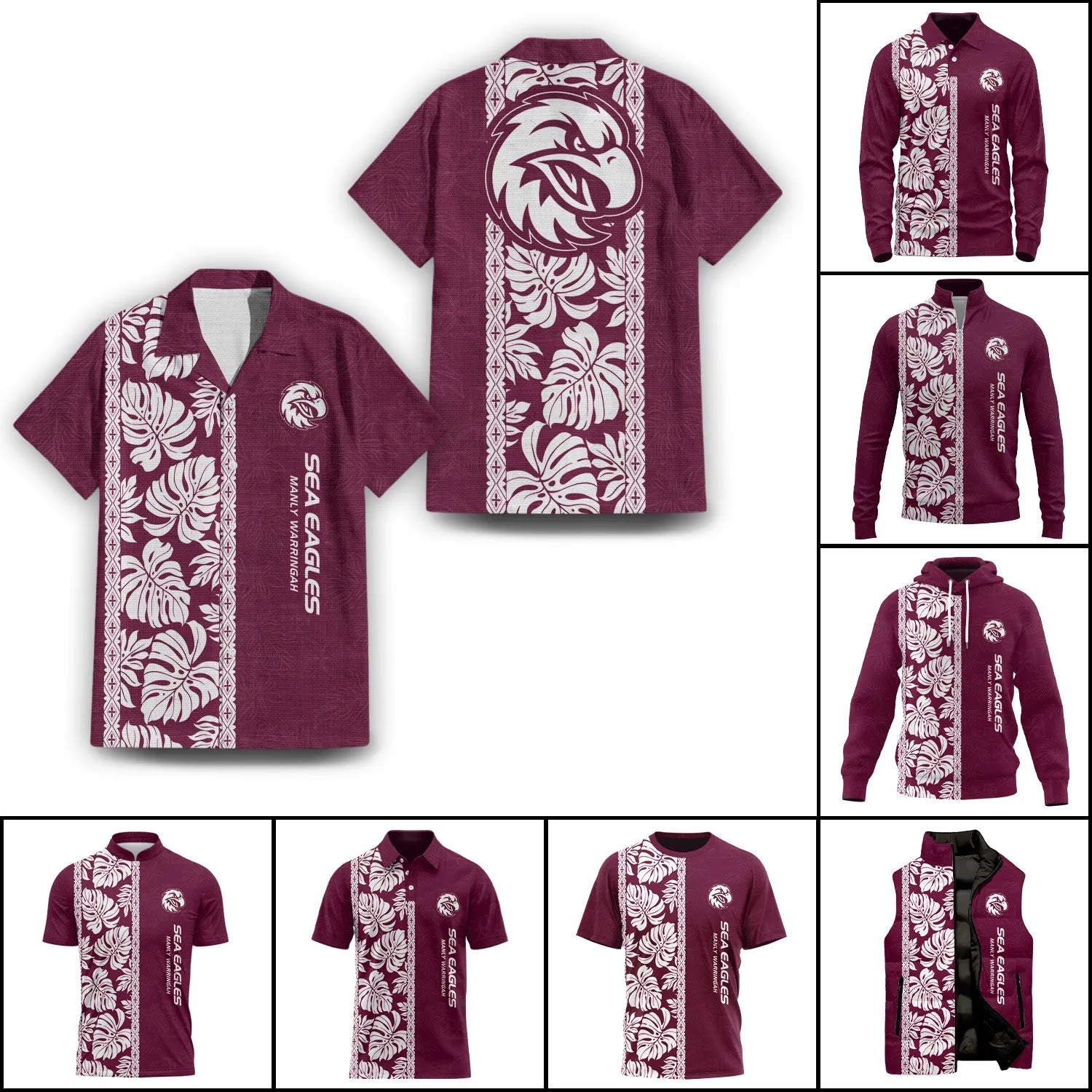 Manly Warringah Sea Eagles Apparels SHW046