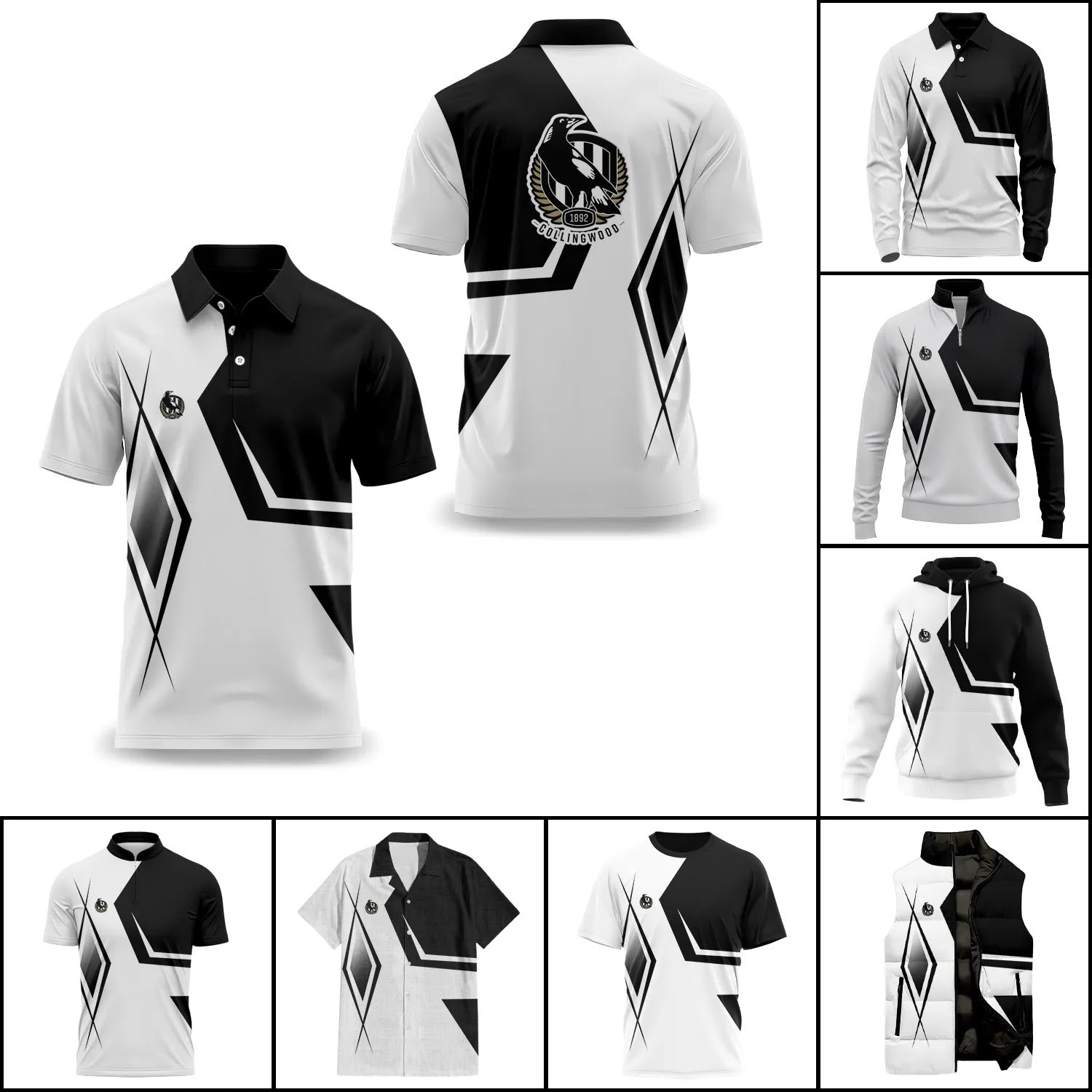 Collingwood Magpies Apparels SC080