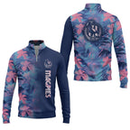 Collingwood Magpies Quarter-zip Pullover SHW054