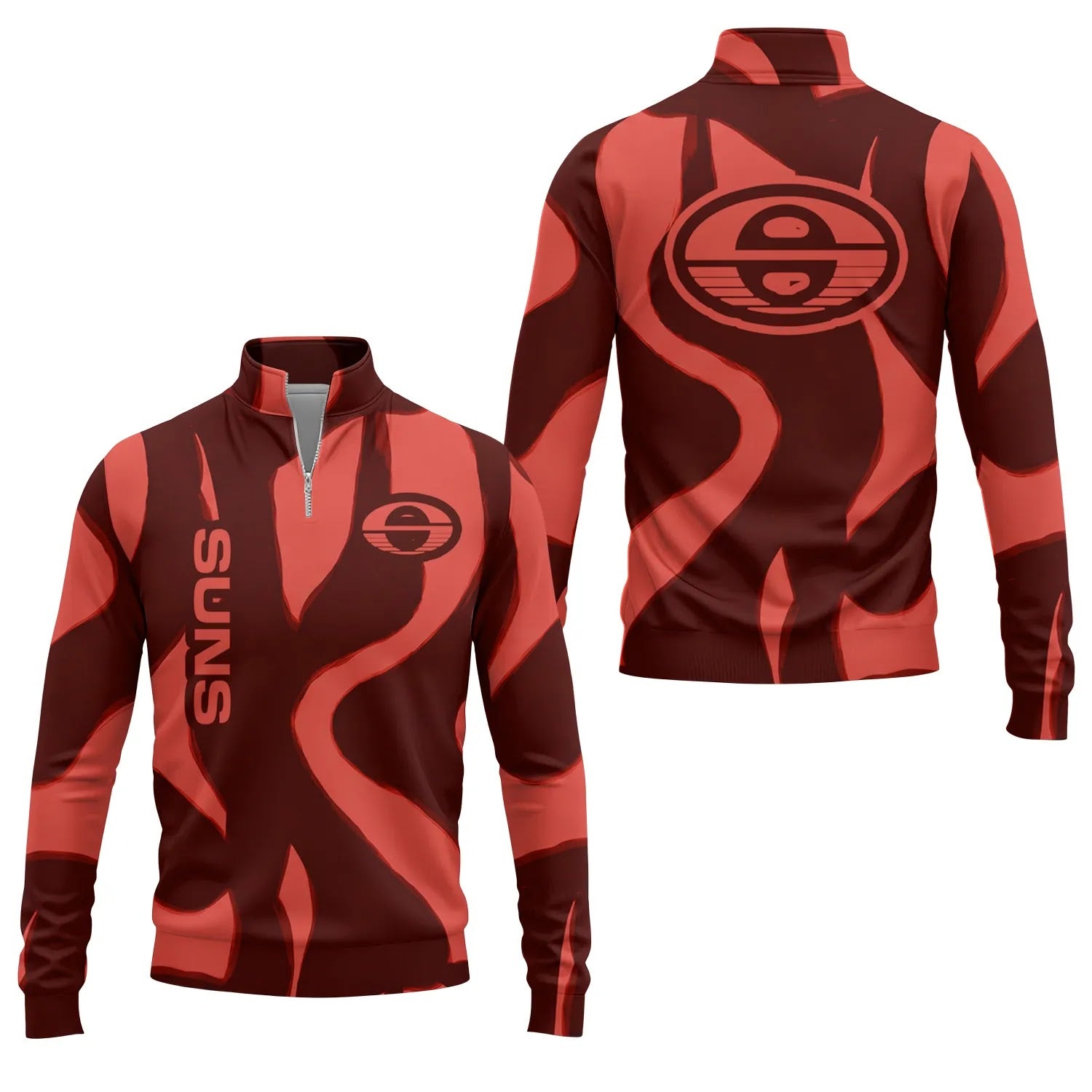 Gold Coast Suns Quarter-zip Pullover SHW068