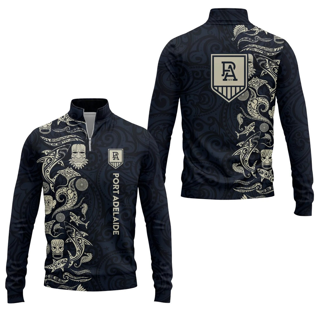 Port Adelaide Power Quarter-zip Pullover SHW033