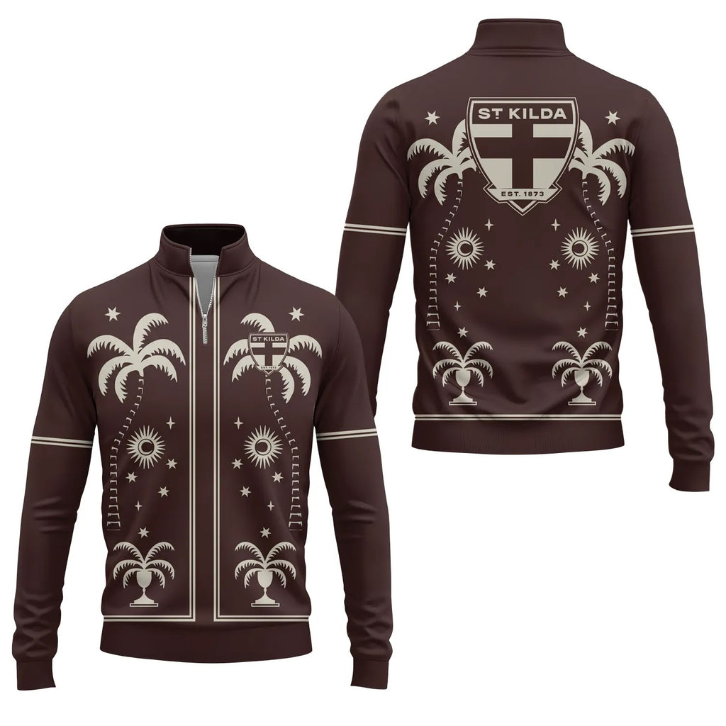 St Kilda Saints Quarter-zip Pullover SHW066